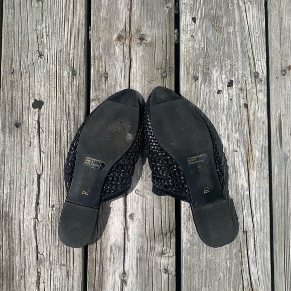 Restricted Black Woven Flat Mule Sandals in Size 8 - Picture 5 of 5
